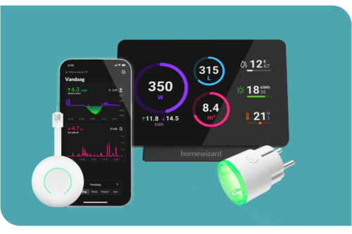 Verbruiksmonitor incl. slimme stekker (Home Wizard)